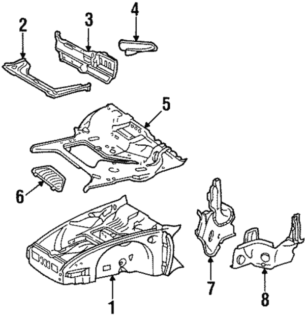 Floor Pan Assembly 55698974